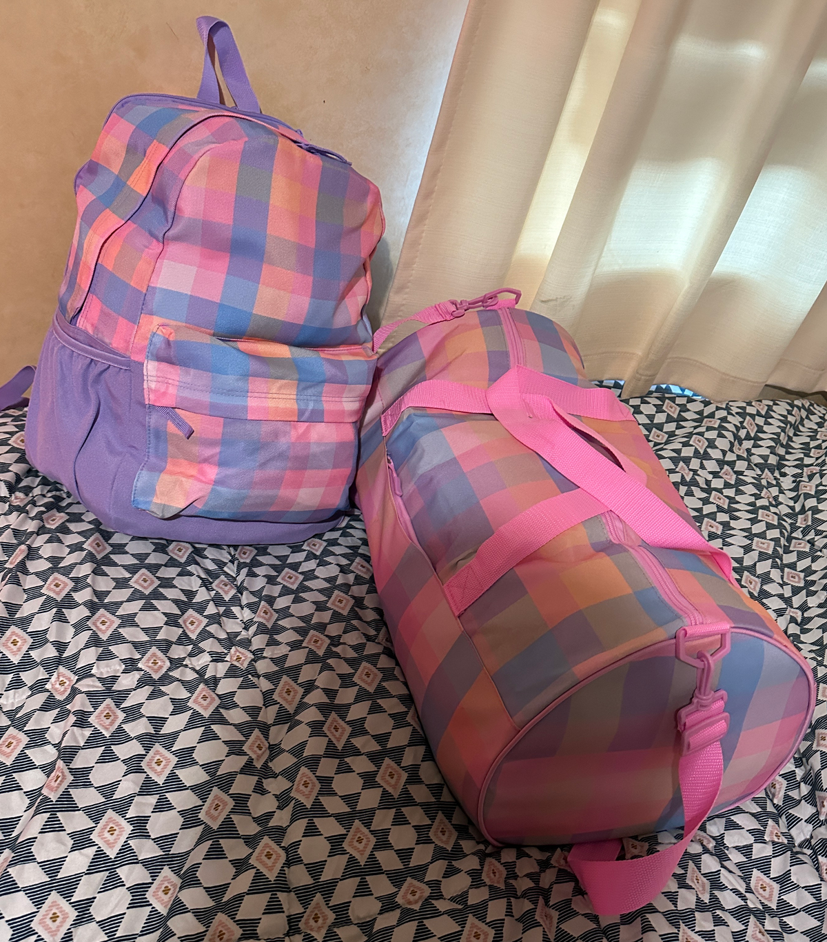 2 bags packed